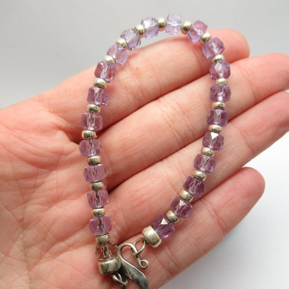 Ametrine and Sterling silver bracelet - Picture 6 of 10